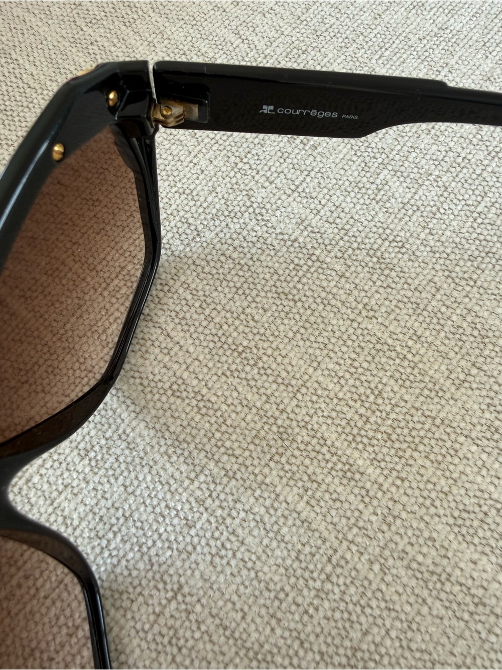 Courrèges Women's Black Sunglasses - Sleek Designer Shades